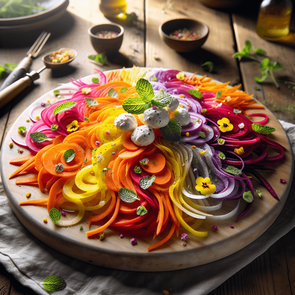 Rainbow Carrot Salad