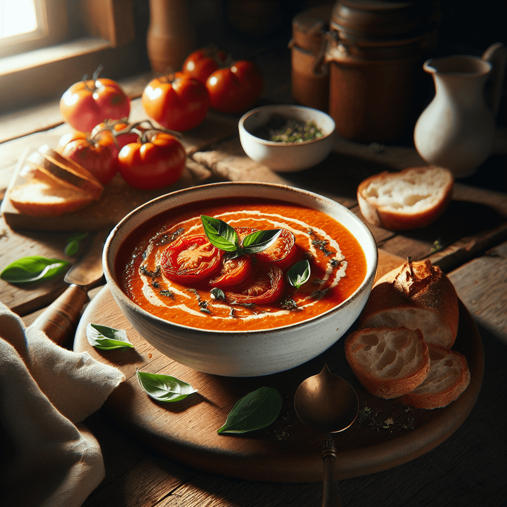 Roasted Heirloom Tomato Soup