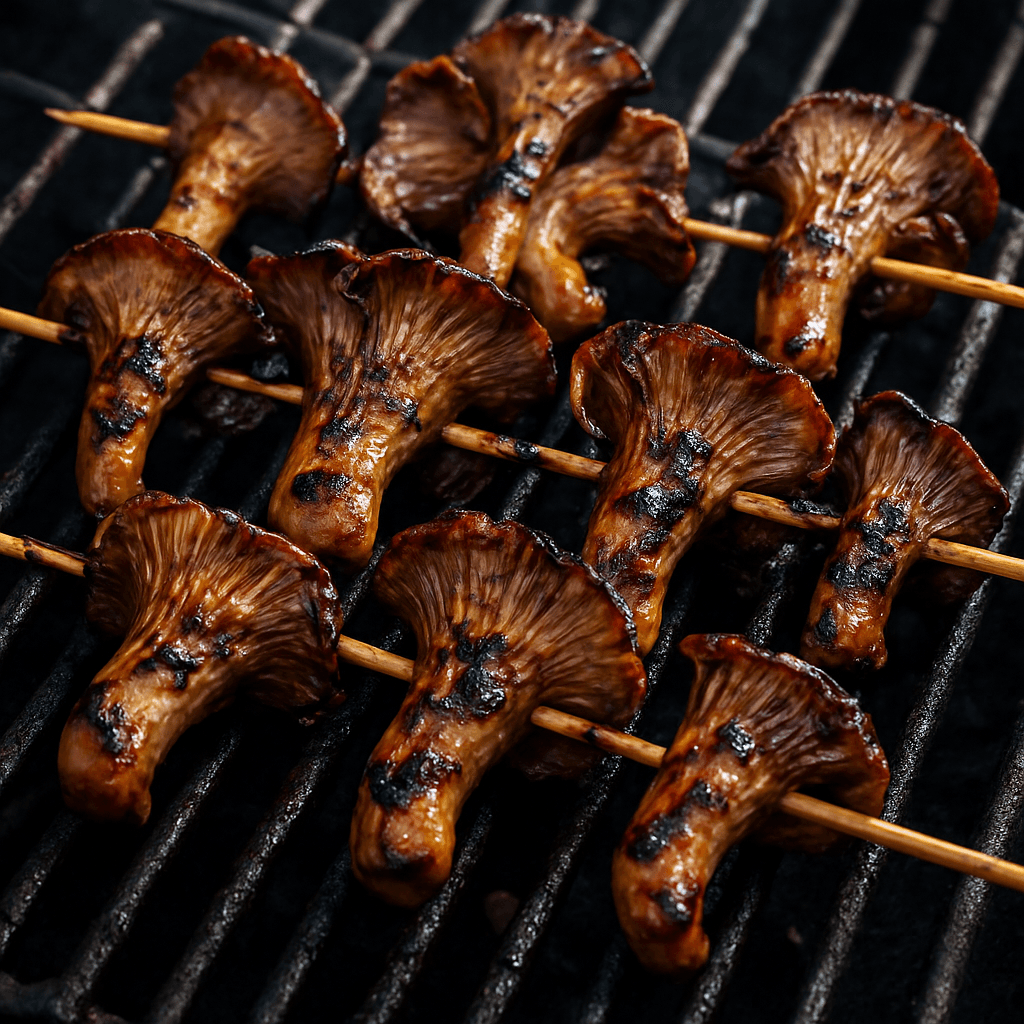 Sizzling Summer Delights: Grilled Mushroom Skewers for Peak Grill Season